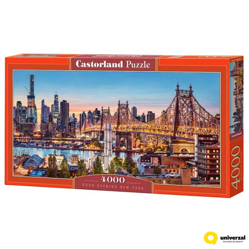 PUZZLE 4000 DELOVA C-400256-2 GOOD EVENING NEW YORK CASTORLAND 