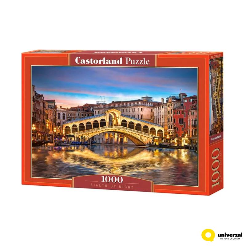 PUZZLE 1000 DELOVA C-104215-2 RIALTO BY NIGHT CASTORLAND 