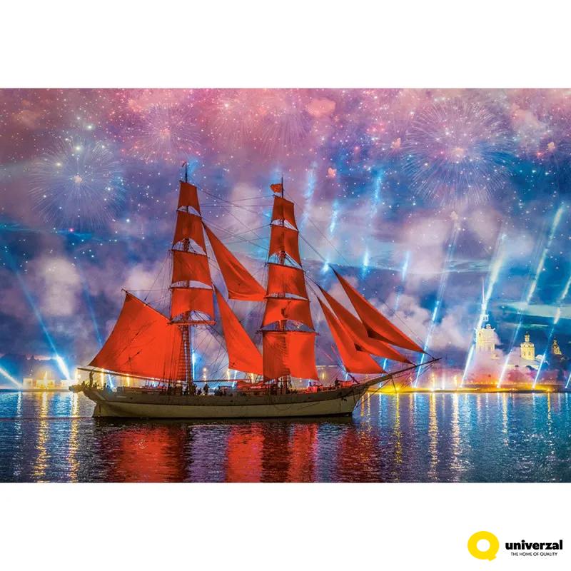 PUZZLE 1000 DELOVA C-104482-2 RED FRIGATE CASTORLAND 