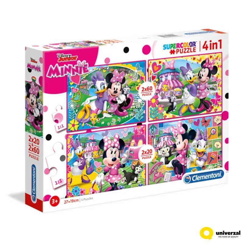 PUZZLE 2X20 + 2X60 MINNIE CL07615 