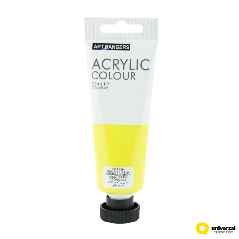 BOJA AKRILNA 75ML YELLOW NEON FEA159  ART RANGER 