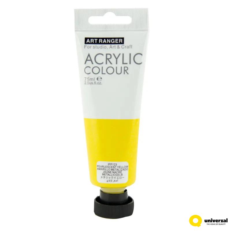 BOJA AKRILNA 75ML YELLOW PEARLESCENT IFP123 ART RANGER 