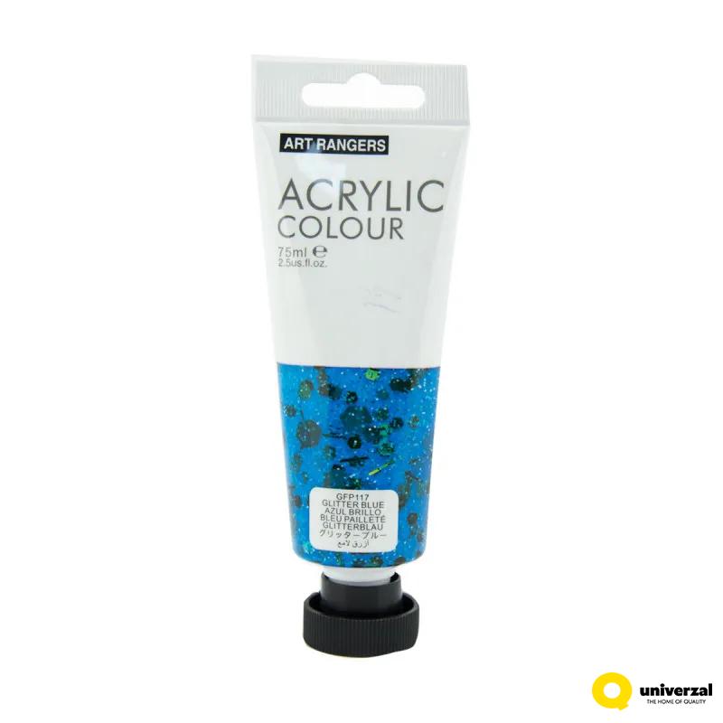 BOJA AKRILNA 75ML BLUE GLITTER GFP117 ART RANGER 