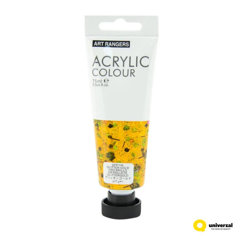 BOJA AKRILNA 75ML GOLD GLITTER GFP116 ART RANGER 