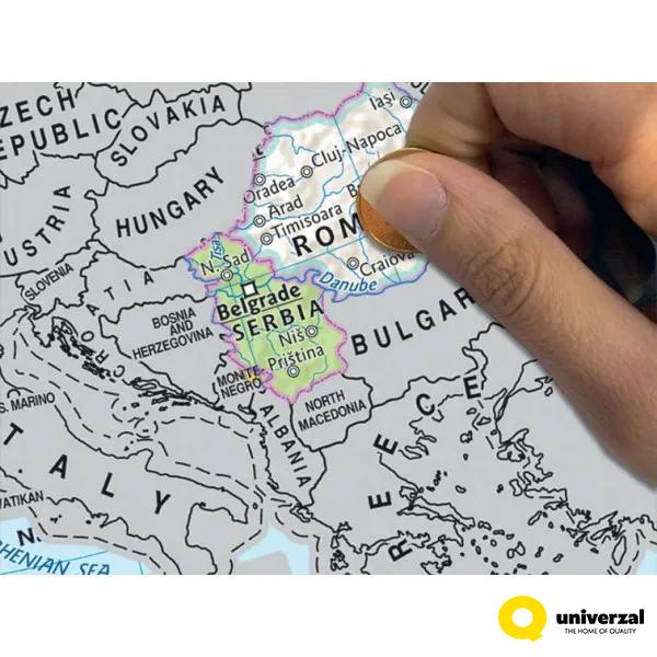 GREB-GREB MAPA EVROPE NA ENGLESKOM 