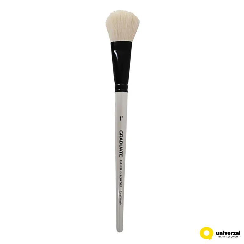 ČETKICE WHITE GOAT OVAL WASH 1