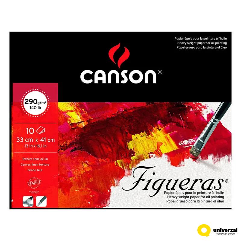 BLOK 33X41cm 290g 10 LISTA FIGUERAS CANSON 200857222 