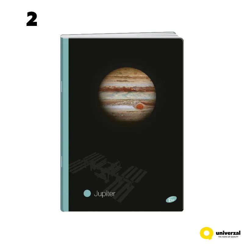 SVESKA A4 SITNI KARO 52L PLANETE 80g 