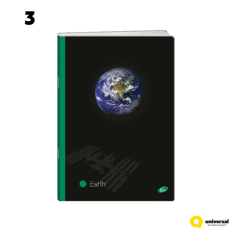 SVESKA A4 SITNI KARO 52L PLANETE 80g 