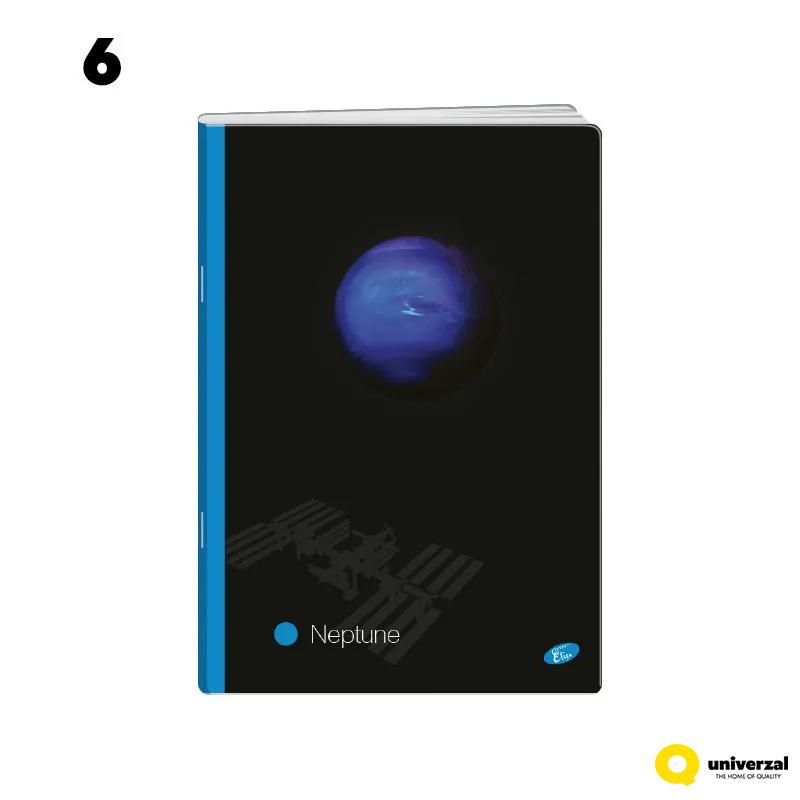SVESKA A4 SITNI KARO 52L PLANETE 80g 