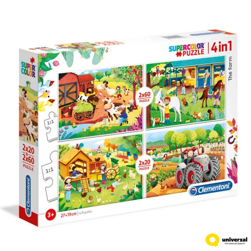 PUZZLE 2X20+2X60 THE FARM CL21304 