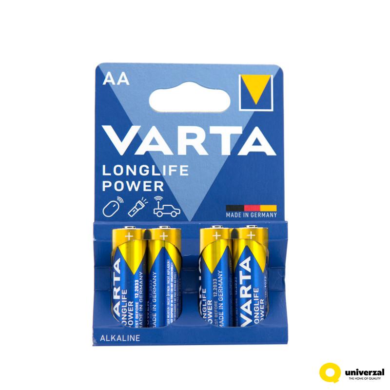 BATERIJE VARTA 4/1 LR6 1.5V ALKALNA LONGLIFE POWER 