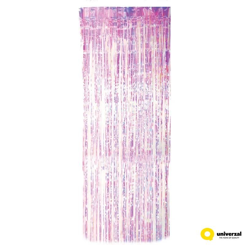 PARTY FRINGE CURTAIN 1/1 IRIDESCENT UNL-1390 