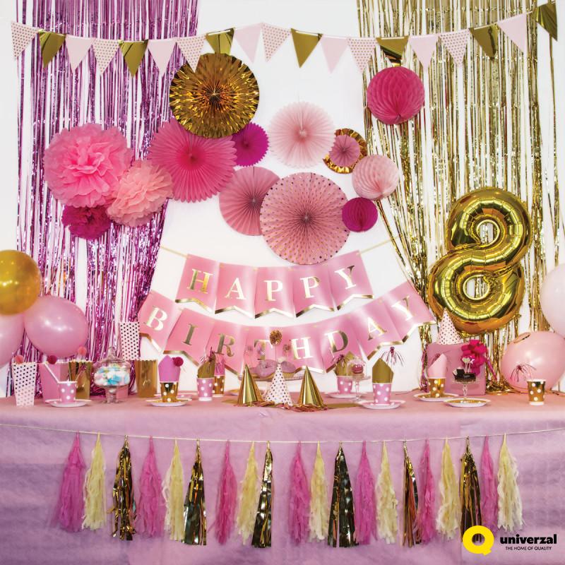 PARTY PHOTO PROPS 8 DELOVA ZA DEVOJČICE PARTY TIME UNL-1348 