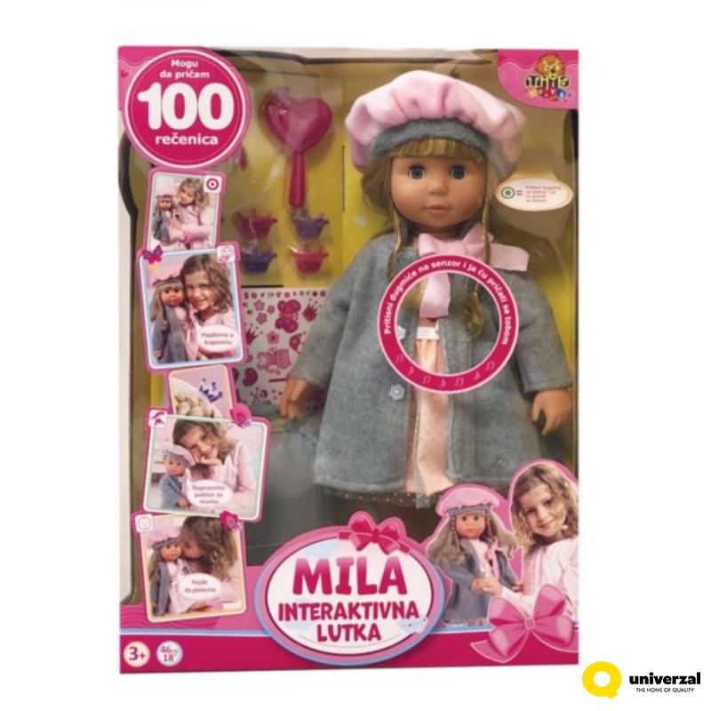 LUTKA MILA INTERAKTIVNA IZGOVARA 100 REČENICA 41064 