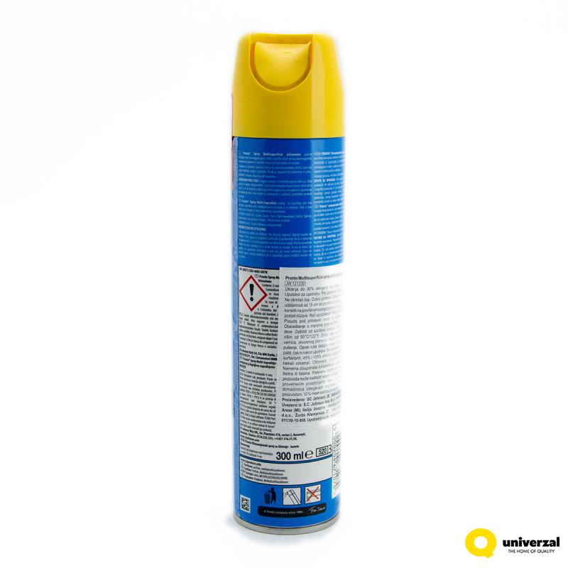 SPREJ PRONTO PULISCE ZA NAMEŠTAJ 300ml. 