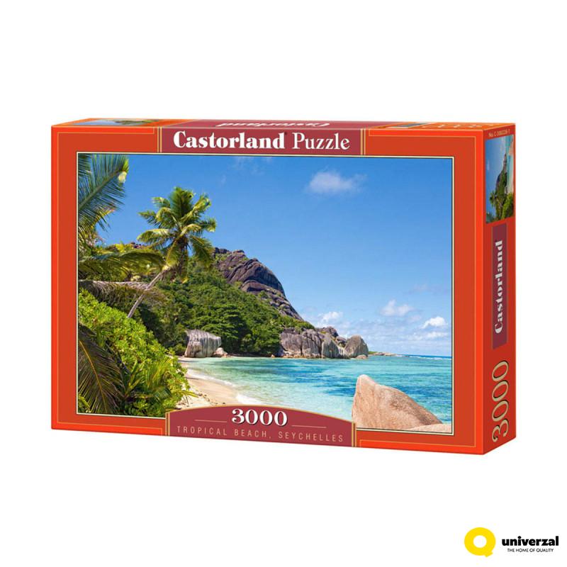 PUZZLE 3000 DELOVA C-300228-2 TROPICAL BEACH SEYCHELLES 