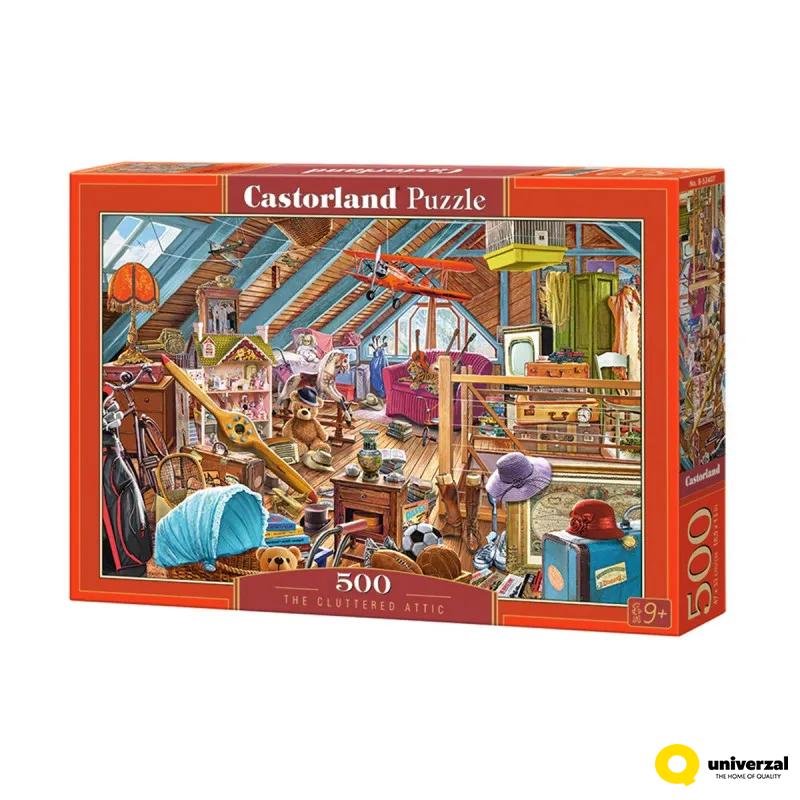 PUZZLE 500 DELOVA B-53407 THE CLUTTERED ATTIC CASTORLAND 