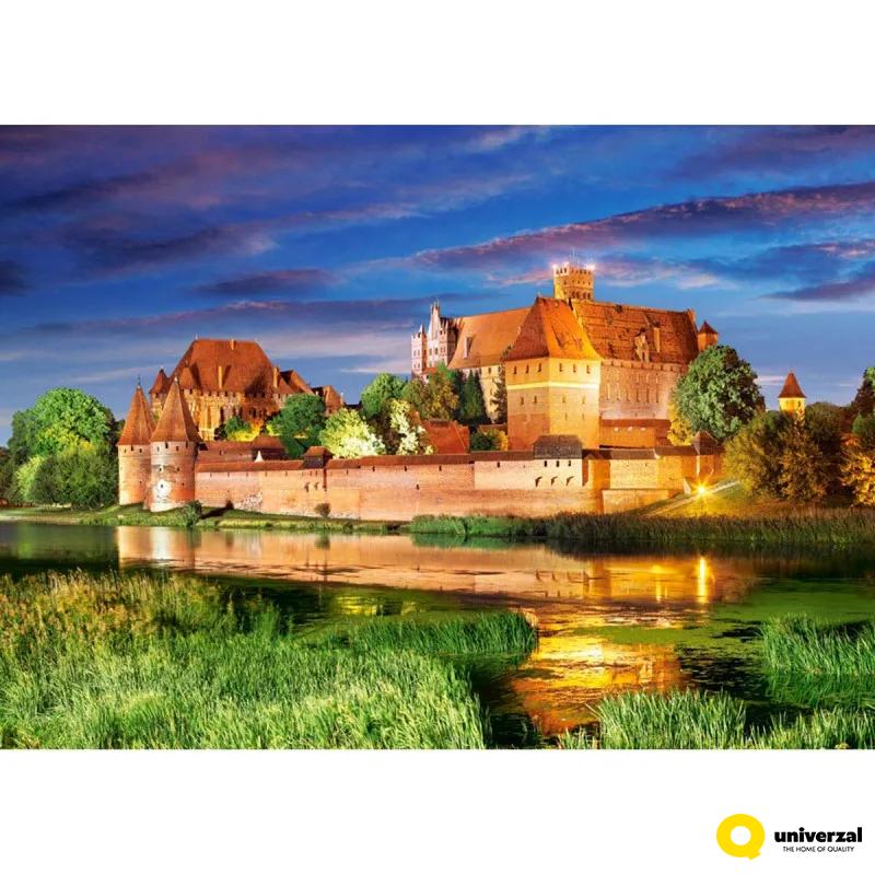 PUZZLE 1000 DELOVA C-103010-2 MALBORK CASTLE POLAND CASTORLAND 