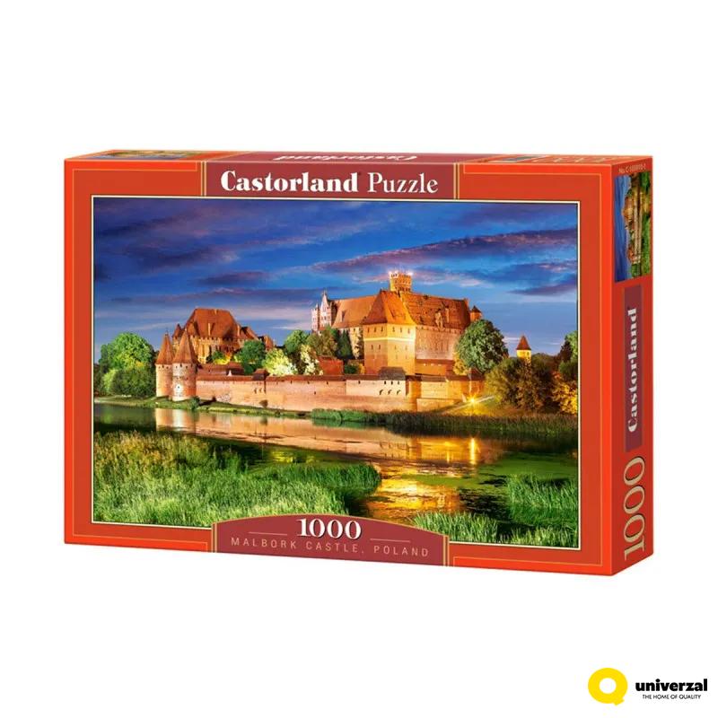 PUZZLE 1000 DELOVA C-103010-2 MALBORK CASTLE POLAND CASTORLAND 