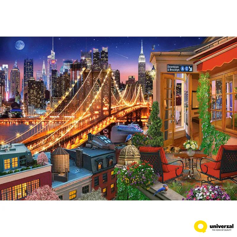 PUZZLE 1000 DELOVA C-104598-2 BROOKLYN BRIDGE LIGHTS CASTORLAND 