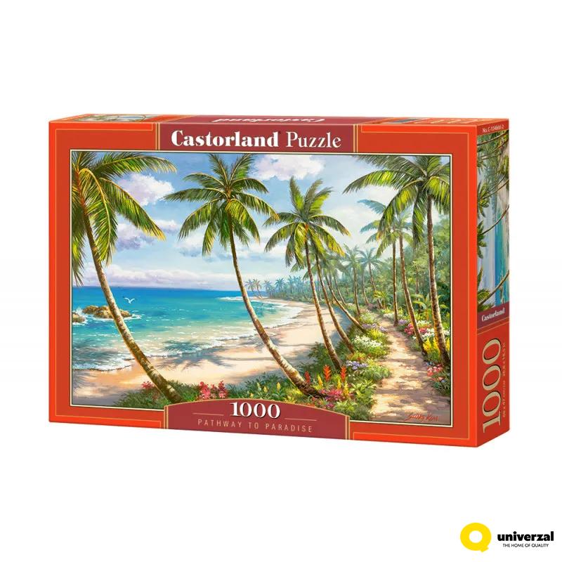 PUZZLE 1000 DELOVA C-104666-2 PATHWAY TO PARADISE CASTORLAND 