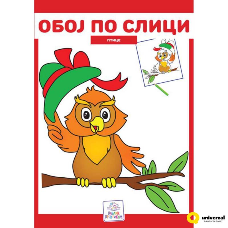 BOJANKA OBOJI PO SLICI PTICE PP 