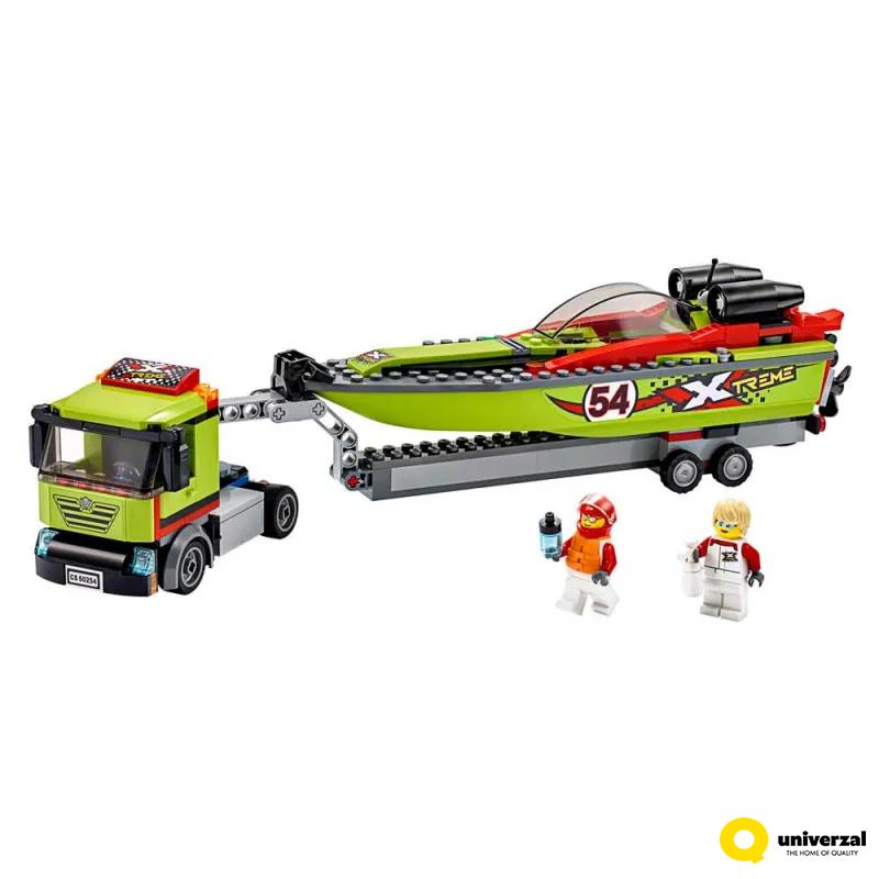 KOCKE LEGO CITY RACE BOAT TRANSPORTER LE60254 