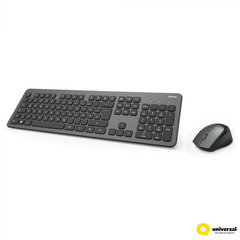 TASTATURA BEŽIČNA+MIŠ HAMA KMW-700 ANTRAC/ CRNA 182677 