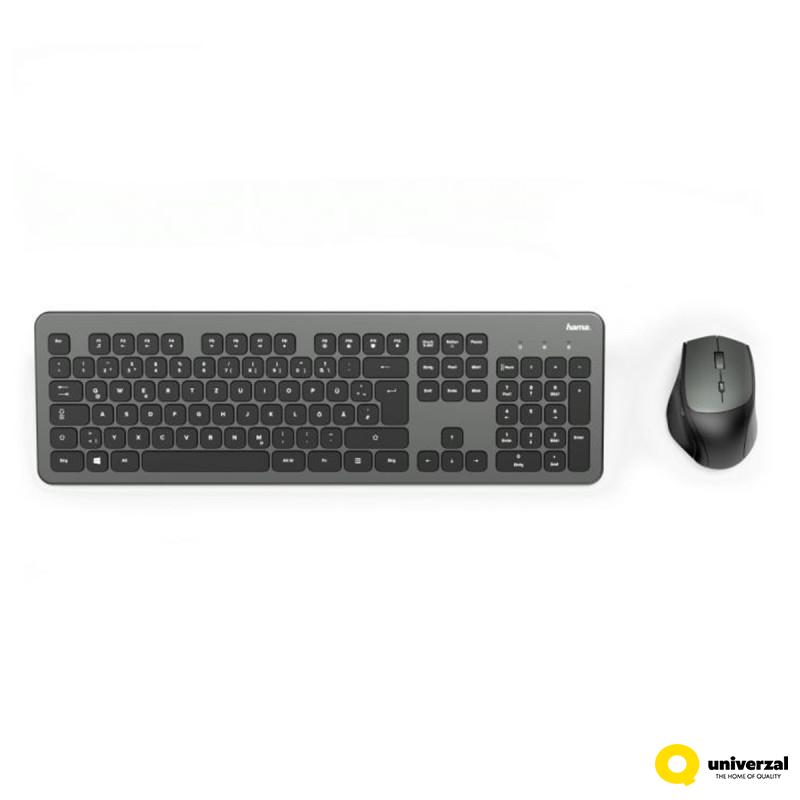 TASTATURA BEŽIČNA+MIŠ HAMA KMW-700 ANTRAC/ CRNA 182677 