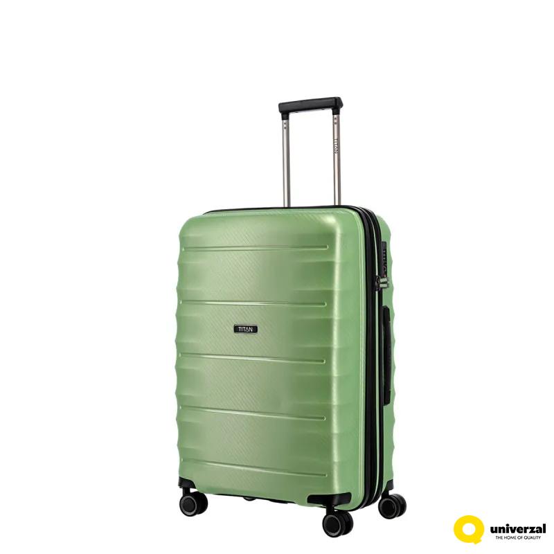 KOFER PUTNI TITAN HIGHLIGHT 4W TROLLEY M EXP. GREEN METALLIC 842405-81 