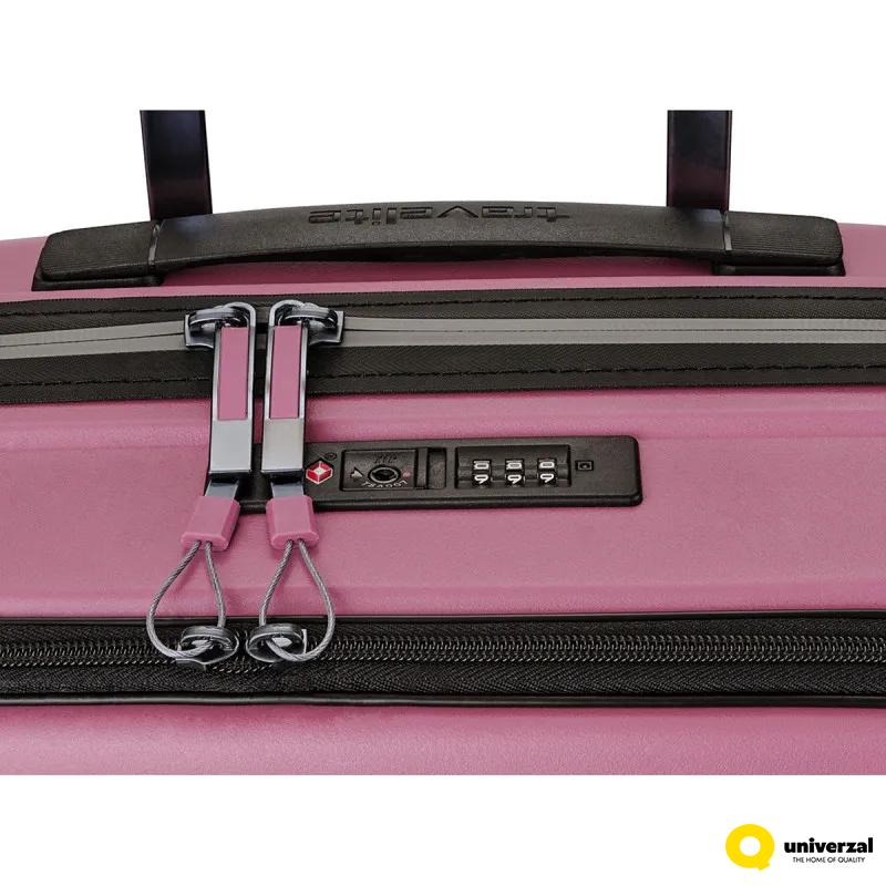 KOFER PUTNI TRAVELITE MOTION 4W TROLLEY S FRONTPOCKET ROSE 074946-13 