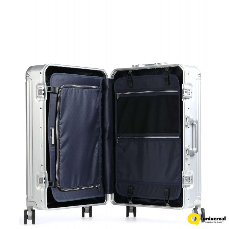 KOFER PUTNI TRAVELITE NEXT 4W TROLLEY M SILVER 