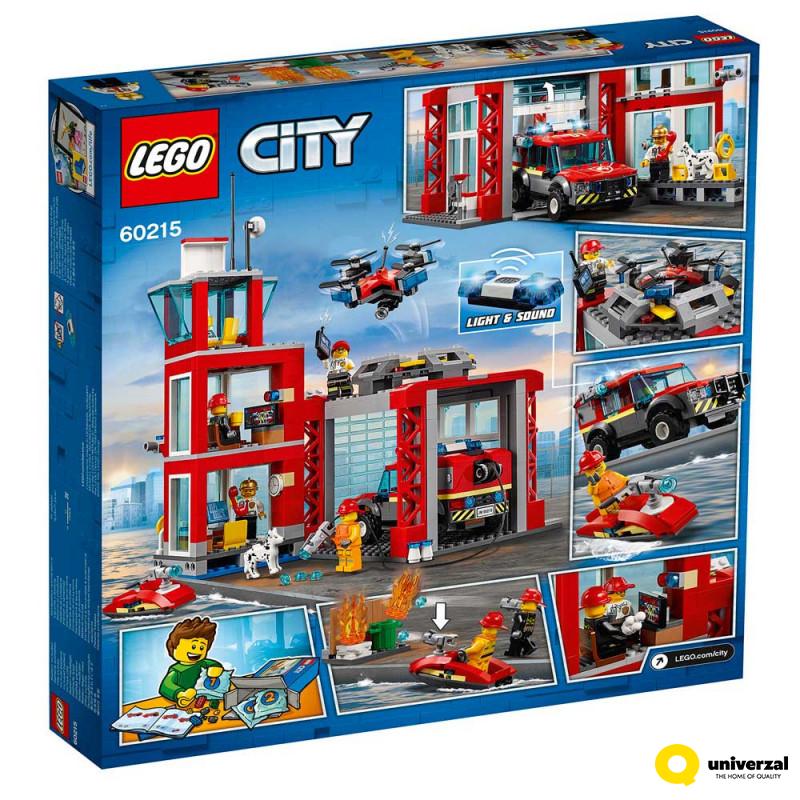 KOCKE LEGO CITY FIRE STATION LE60215 