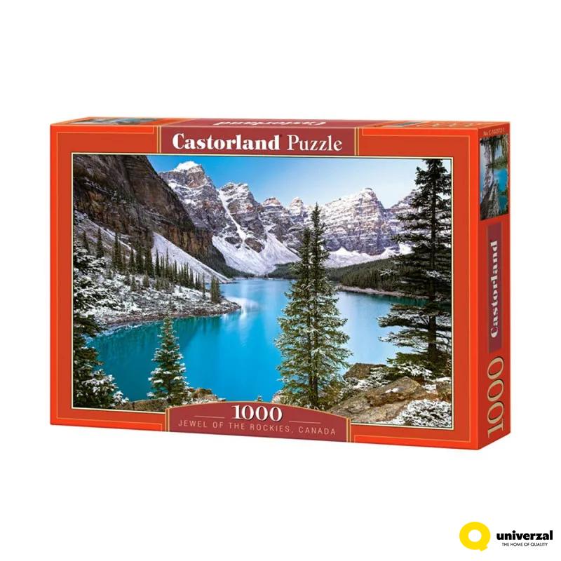 PUZZLE 1000 DELOVA C-102372-2 JEWEL OF THE ROCKIES CANADA CASTORLAND 