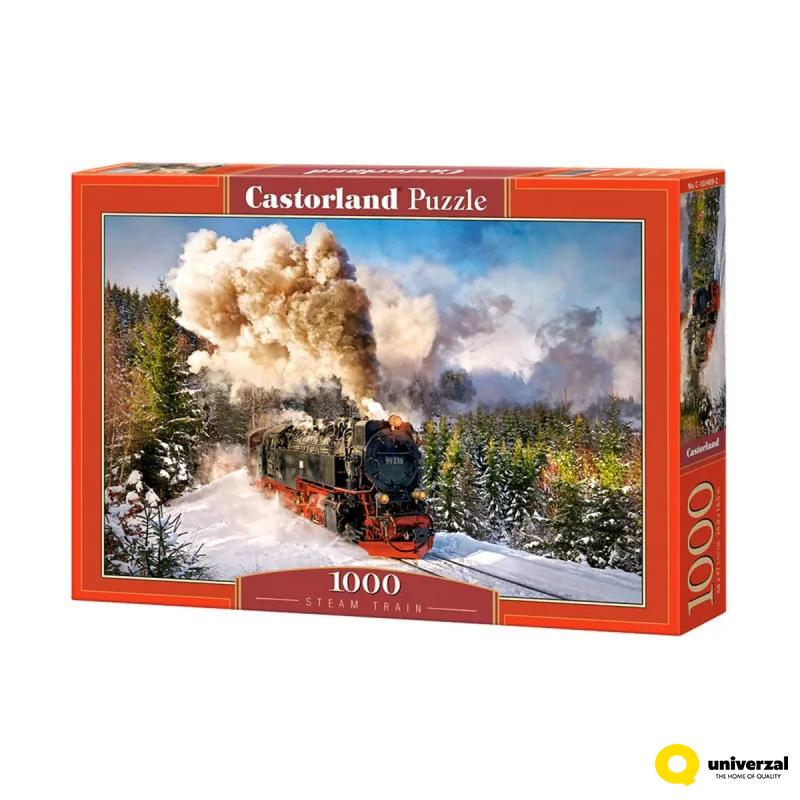 PUZZLE 1000 DELOVA C-103409-2 STEAM TRAIN CASTORLAND 