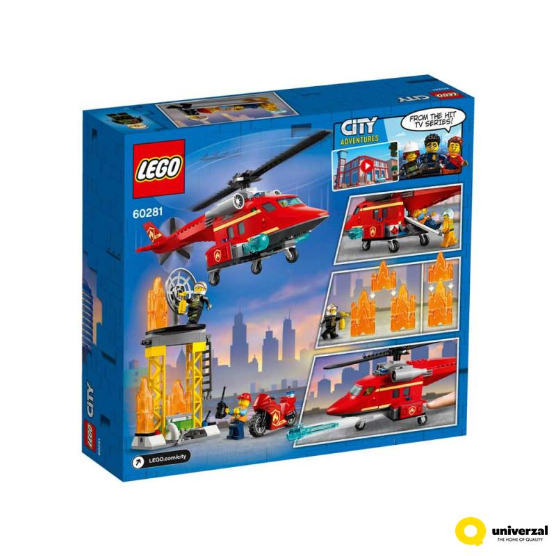 KOCKE LEGO CITY FIRE RESCUE HELICOPTER LE60281 
