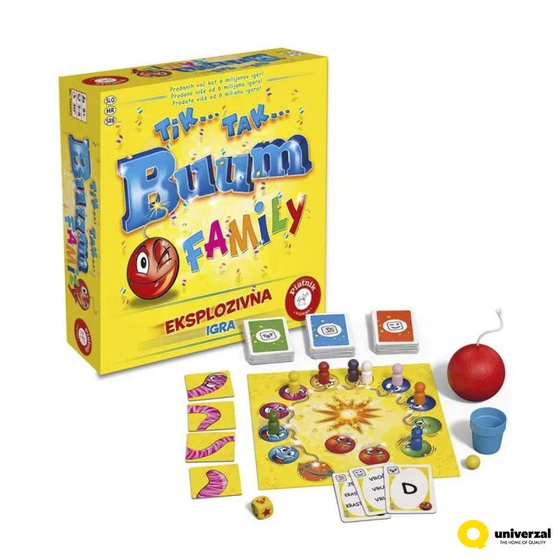 PIATNIK TIC TAC BUM FAMILY DRUŠTVENA IGRA PJ756092 