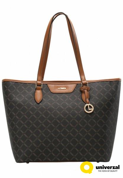 TORBA FILIBERTA SHOPPER BROWN 1001639 L.CREDI 901 60 