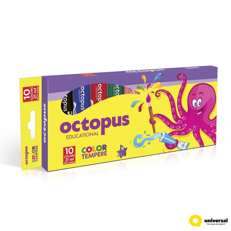 TEMPERA OCTOPUS 16ml 10/1 KARTONSKO PAKOVANJE UNL-0096 