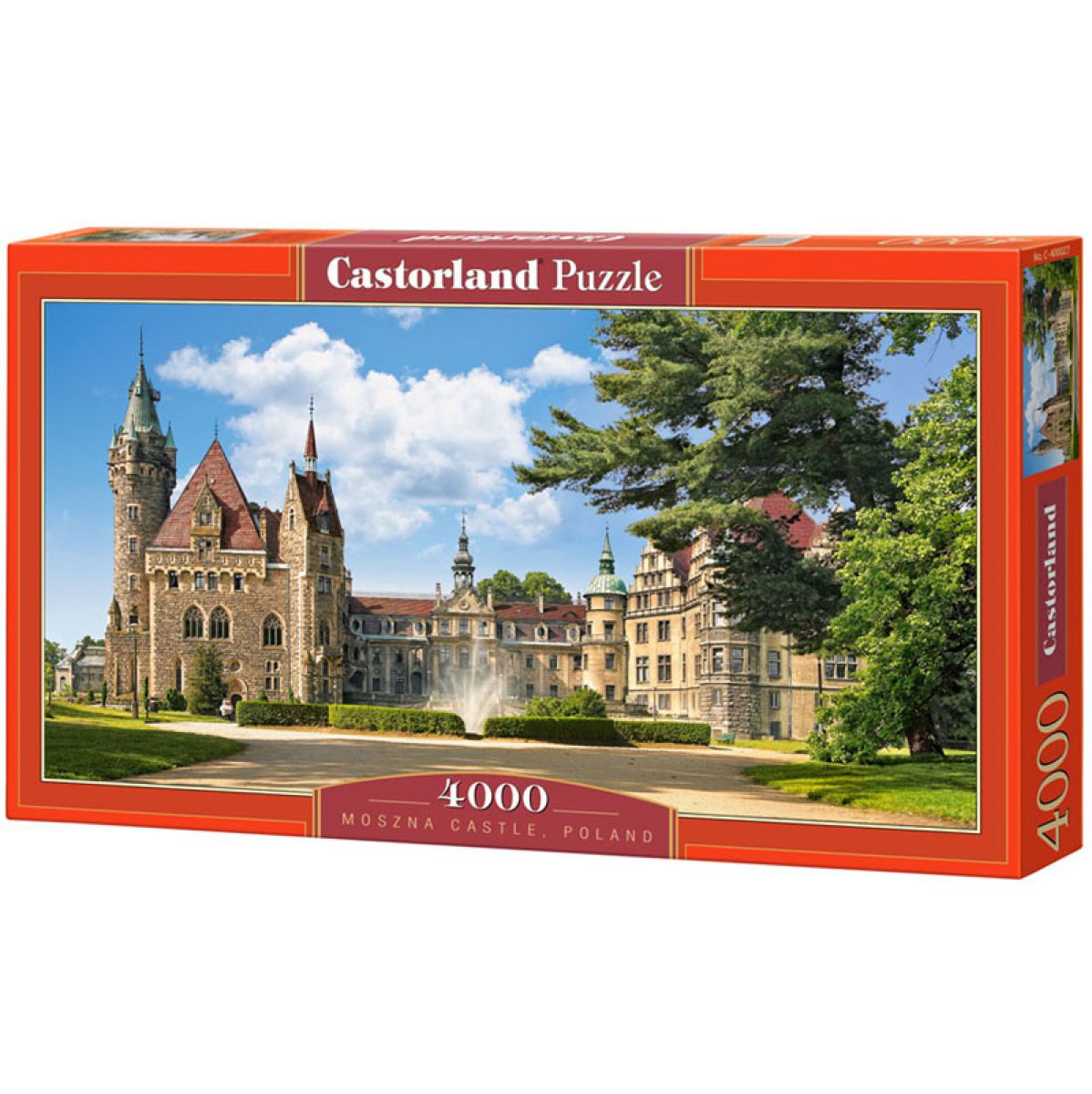 PUZZLE 4000 DELOVA C-400027-2 MOSZNA CASTLE POLAND CASTORLAND