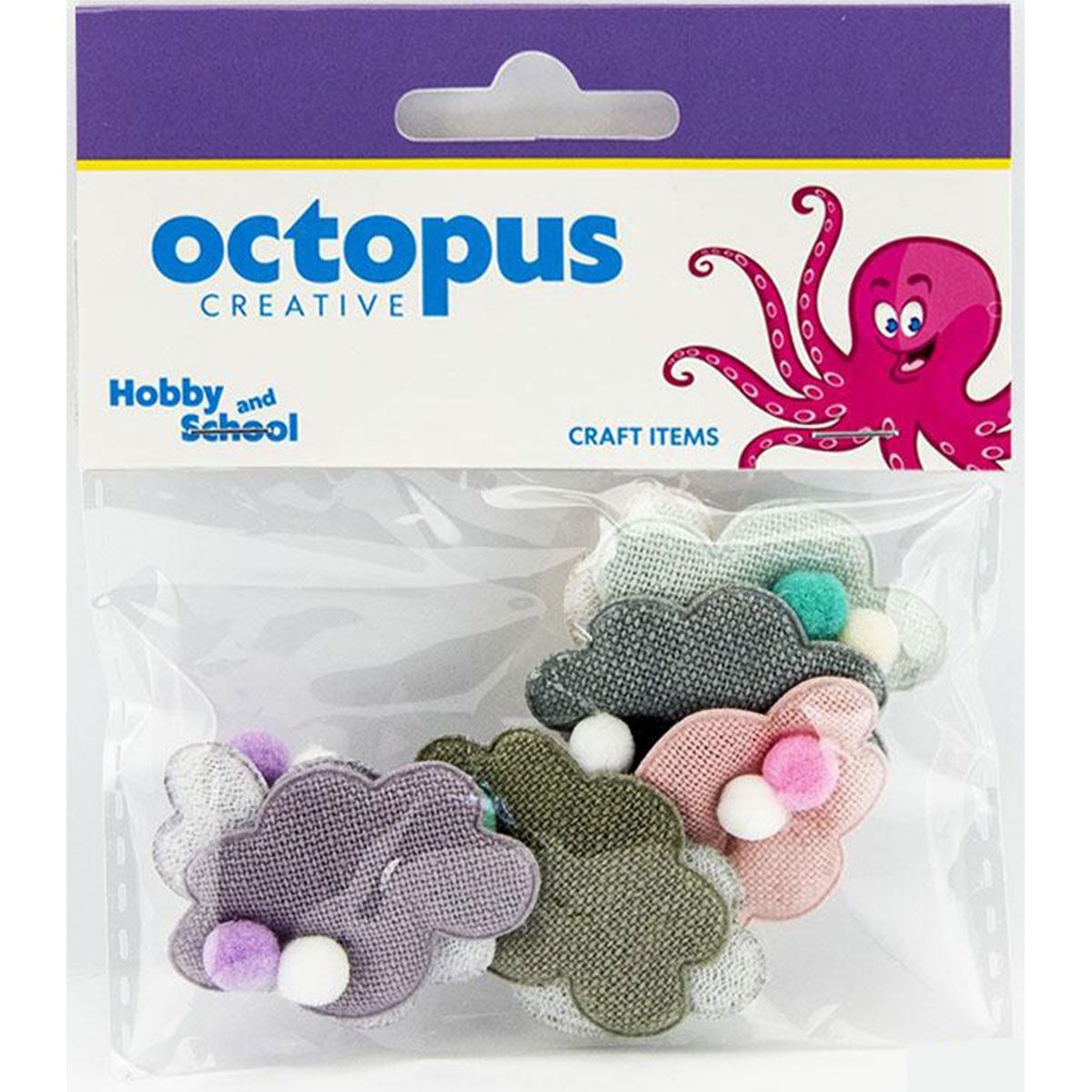 DEKORATIVNI OBLACI 42X32mm 8kom UNL-1658