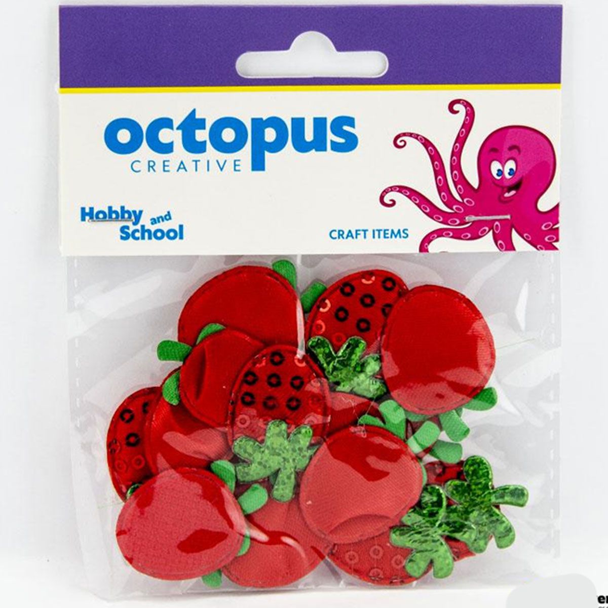 DEKORATIVNE JAGODE 2.5X3cm  15kom UNL-1682