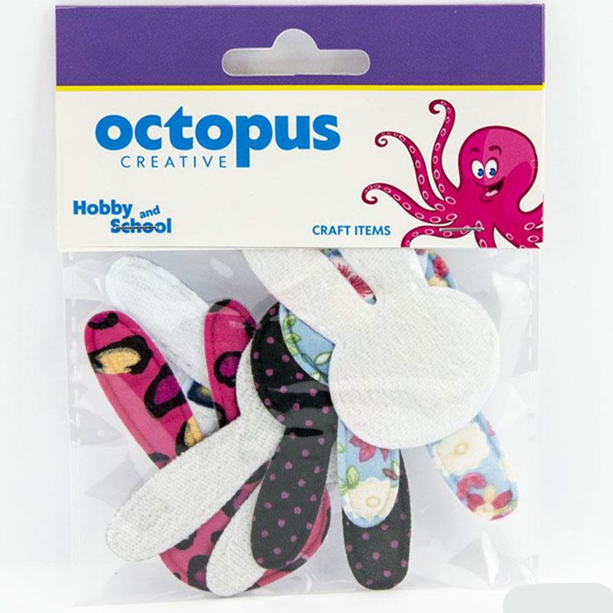 DEKORATIVNI ZEC 6X3.7cm 6kom UNL-1691