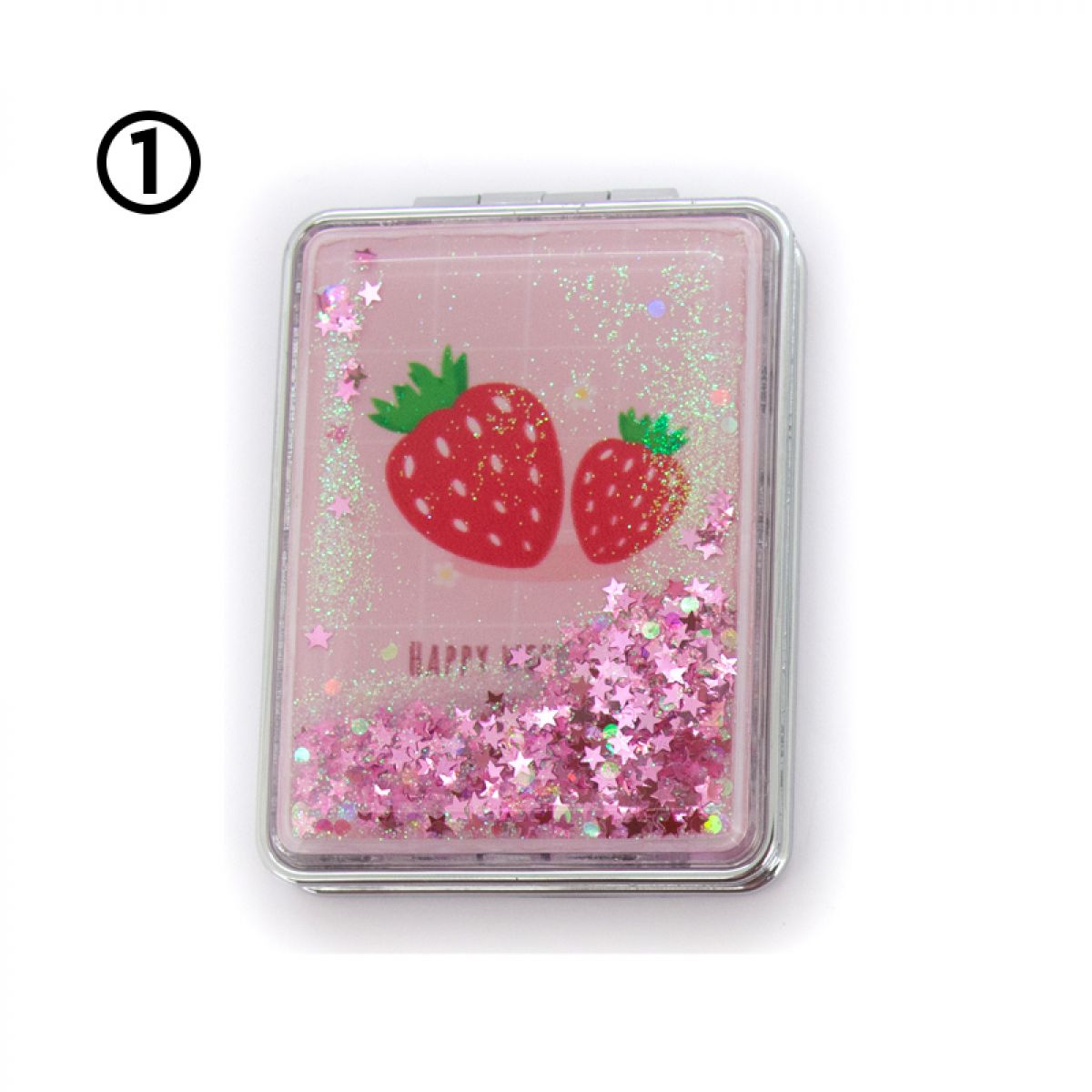 OGLEDALCE KOZMETIČKO FXFS7 PRAVOUGAONO SA ŠLJOKICAMA VOĆKICE