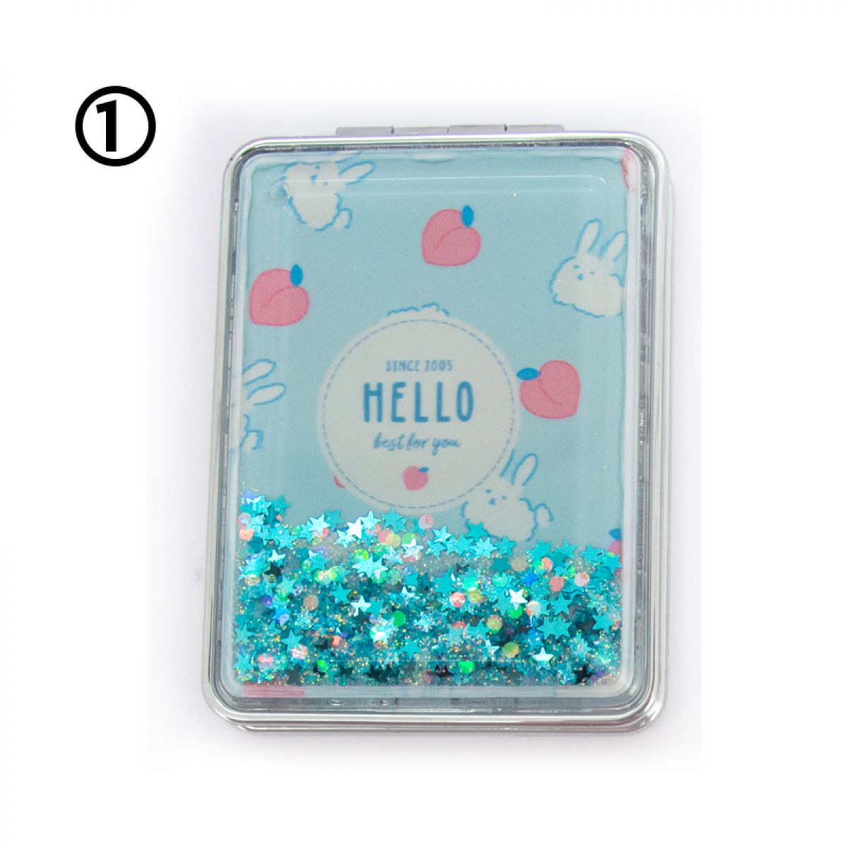 OGLEDALCE KOZMETIČKO FXFS19 PRAVOUGAONO SA ŠLJOKICAMA  REČI