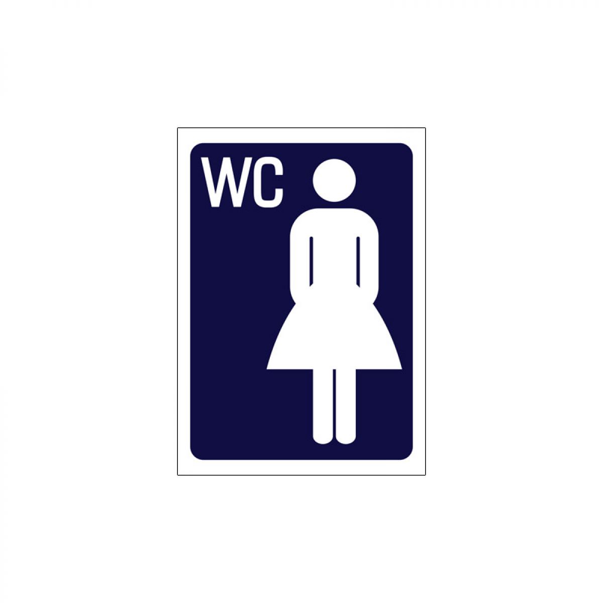 NALEPNICA A7 TOALET ŽENSKI 4/1 OCTOPUS UNL-1845