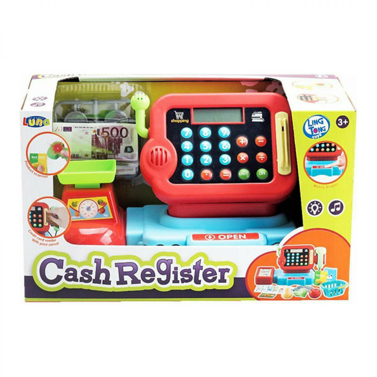 KASA REGISTAR NA BATERIJE 33X16X20CM LUNA 621861