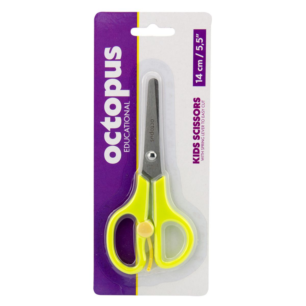 MAKAZE OCTOPUS 14cm SA OPRUGOM ZELENE BLISTER UNL-1939BLG