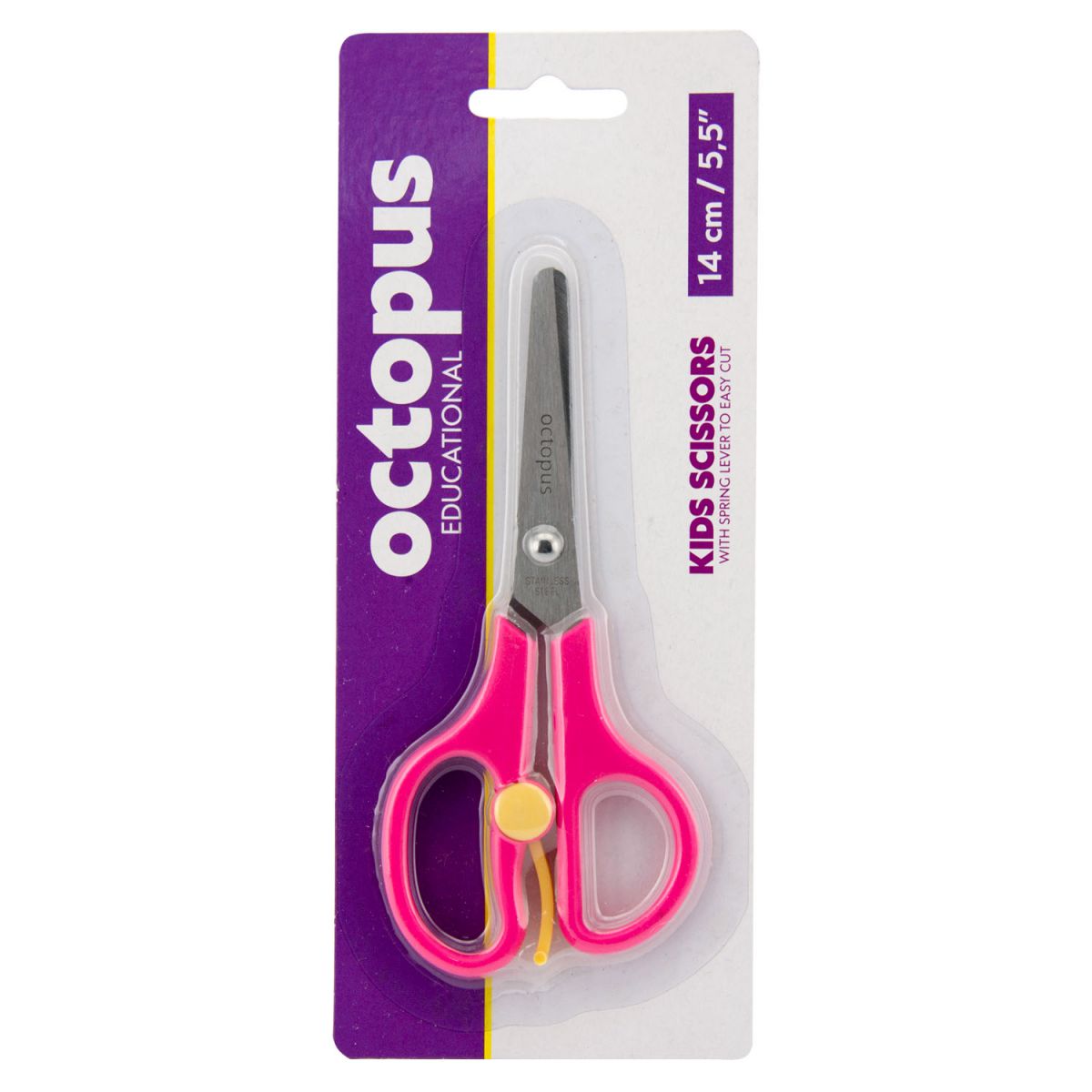 MAKAZE OCTOPUS 14cm SA OPRUGOM PINK BLISTER UNL-1939BLP